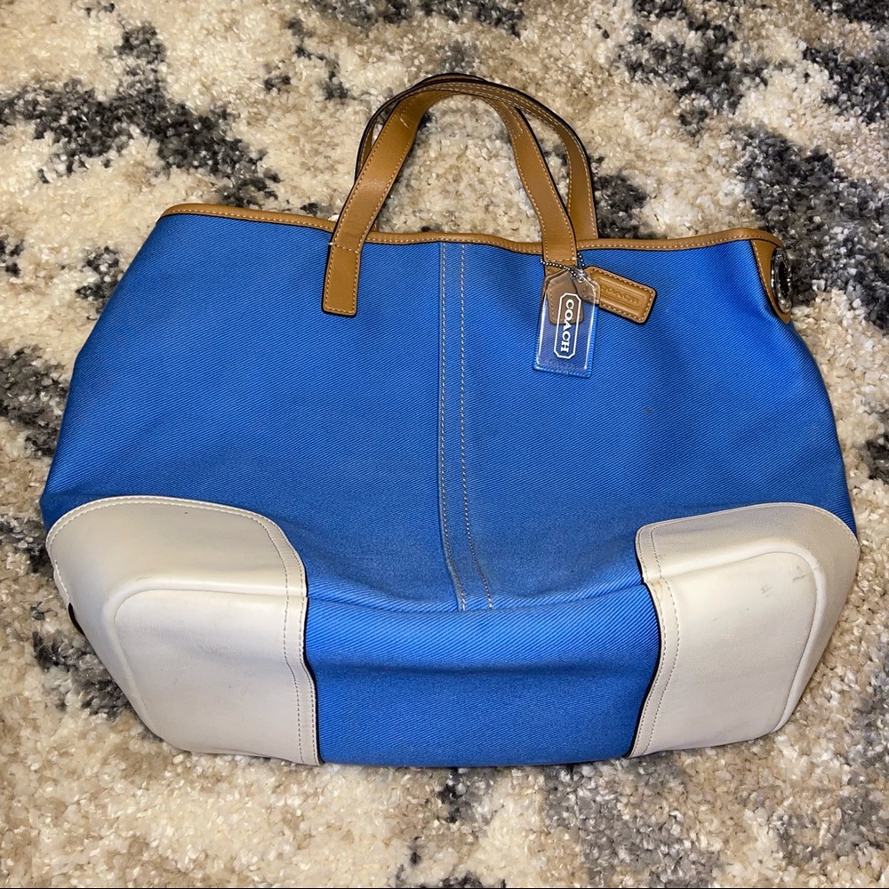 Blue Coach HADLEY TWILL DUFFLE (NWOT)
